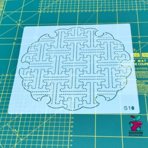 شابلون ساشیکو _ کد S-10 با ابعاد 26*26