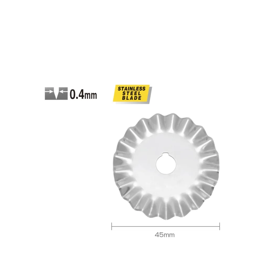 تیغ استیل گرد 45mm دال بر ریز الفا (OLFA) – مدل PIB45-1 - تصویر 2